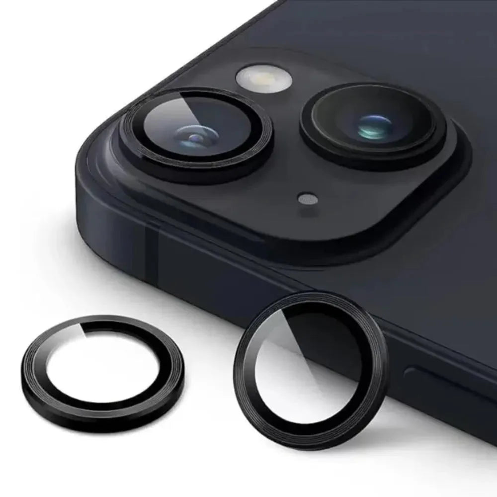 Premium black camera lens for iphone with anti scratch and anti reflection features.