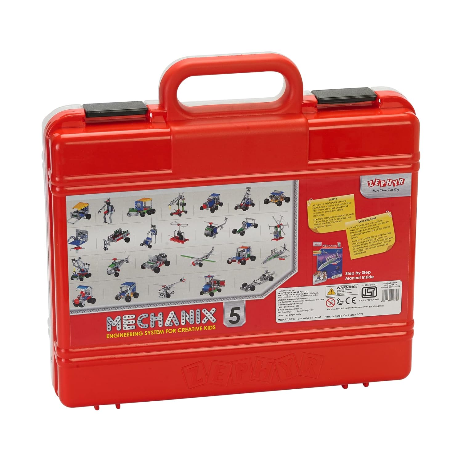 Zephyr Mechanix 5 Construction Set (300 Pieces)
