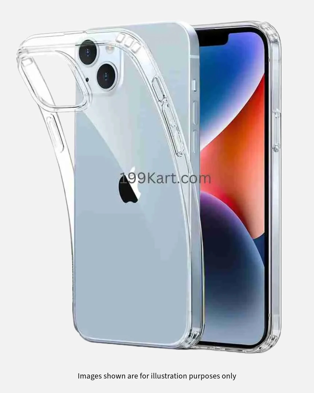 Transparent iPhone cover highlighting slim fit with precise cutouts and lightweight build for iphone 15 pro covers